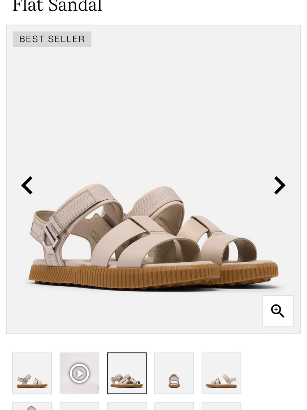 Sorel ONA AVE™ Ankle Strap Flat Sandal